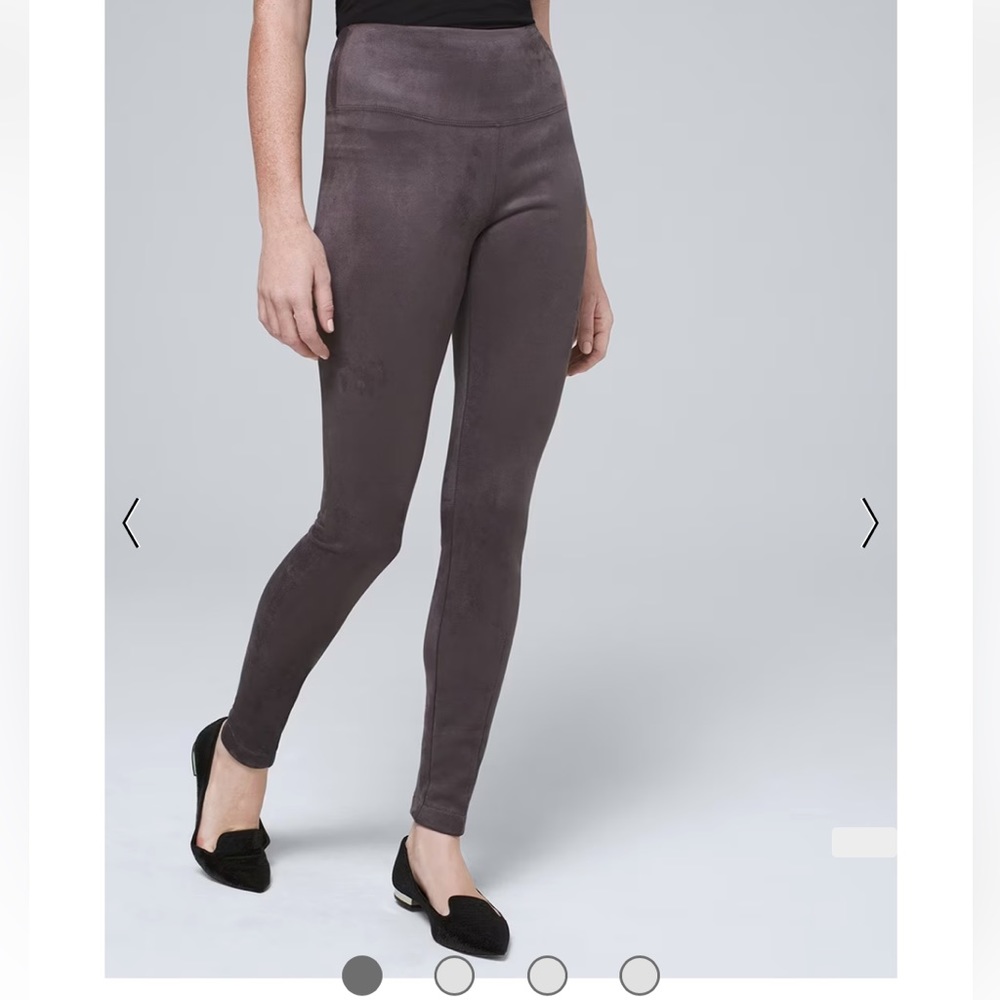 WHBM Faux Suede Runway Leggings